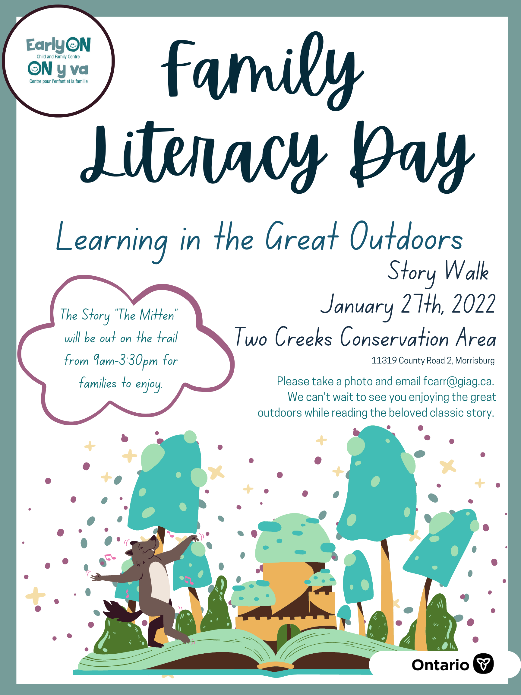 Family Literacy Day poster