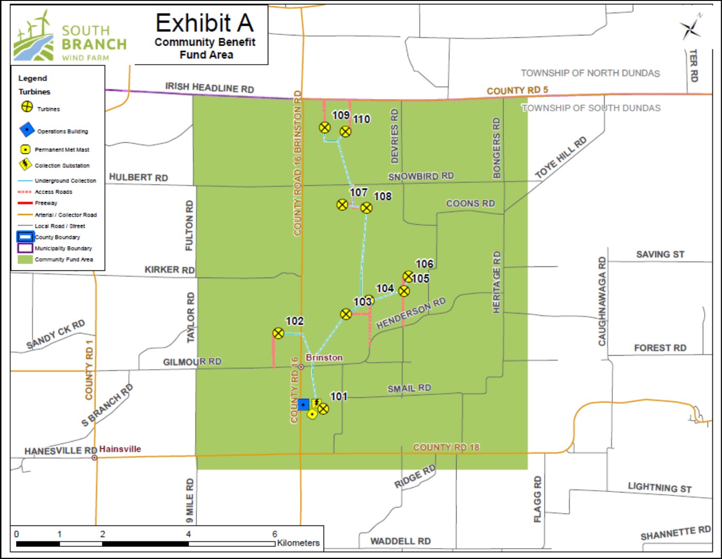 community benefit fund area map