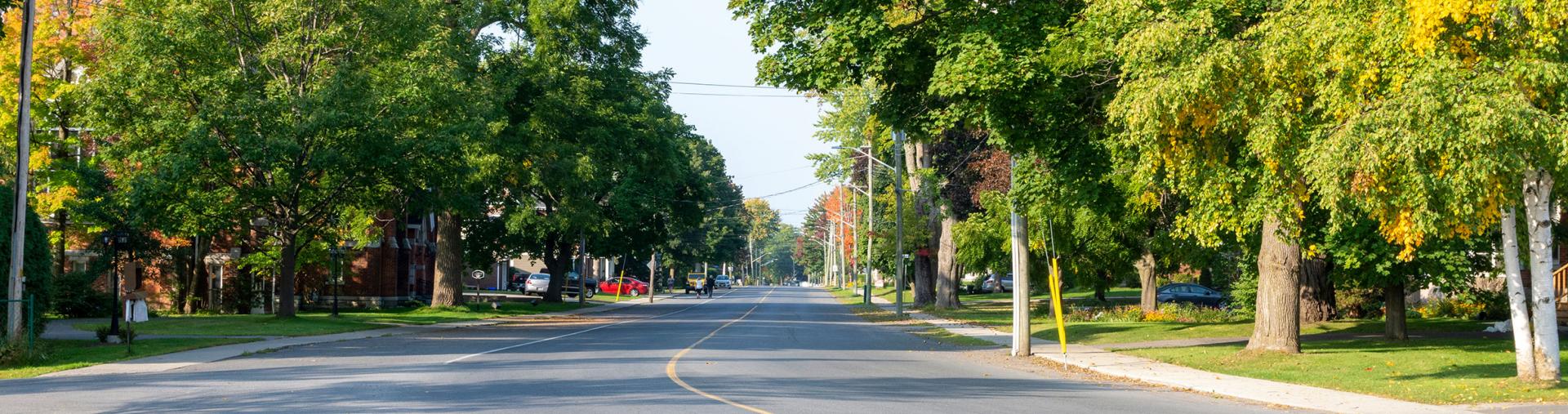 View of residential street