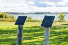 Eastcliffe Hall Dive Site signs