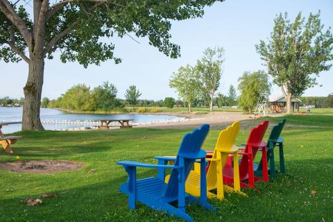 Iroquois Beach chairs