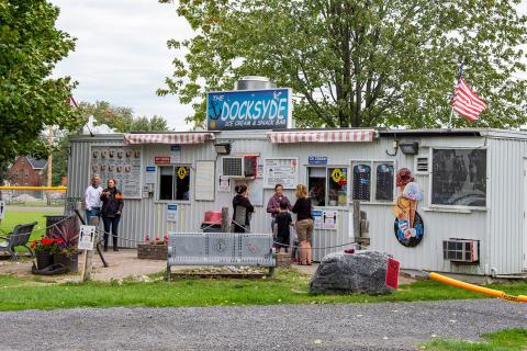 The Docksyde food stand