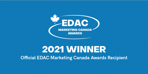 Economic Developers Association of Canada award winners badge