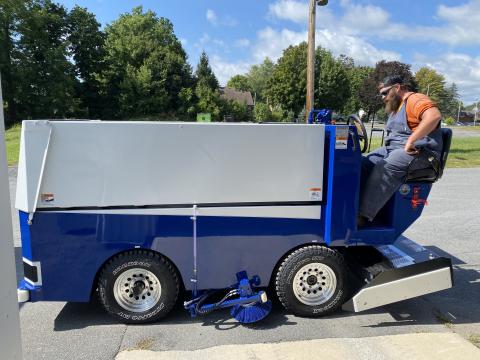advertisement space on zamboni