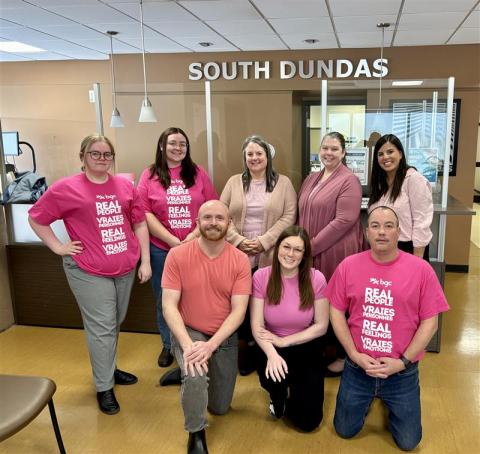 Pink Shirt Day Staff Photo