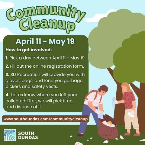 Community Cleanup Program Launch | South Dundas